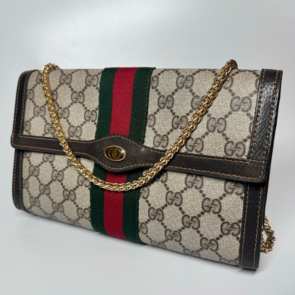 ♦️SOLD♦️Gucci Ophidia Supreme GG Monogram Crossbody Bag - Picture 17 of 17